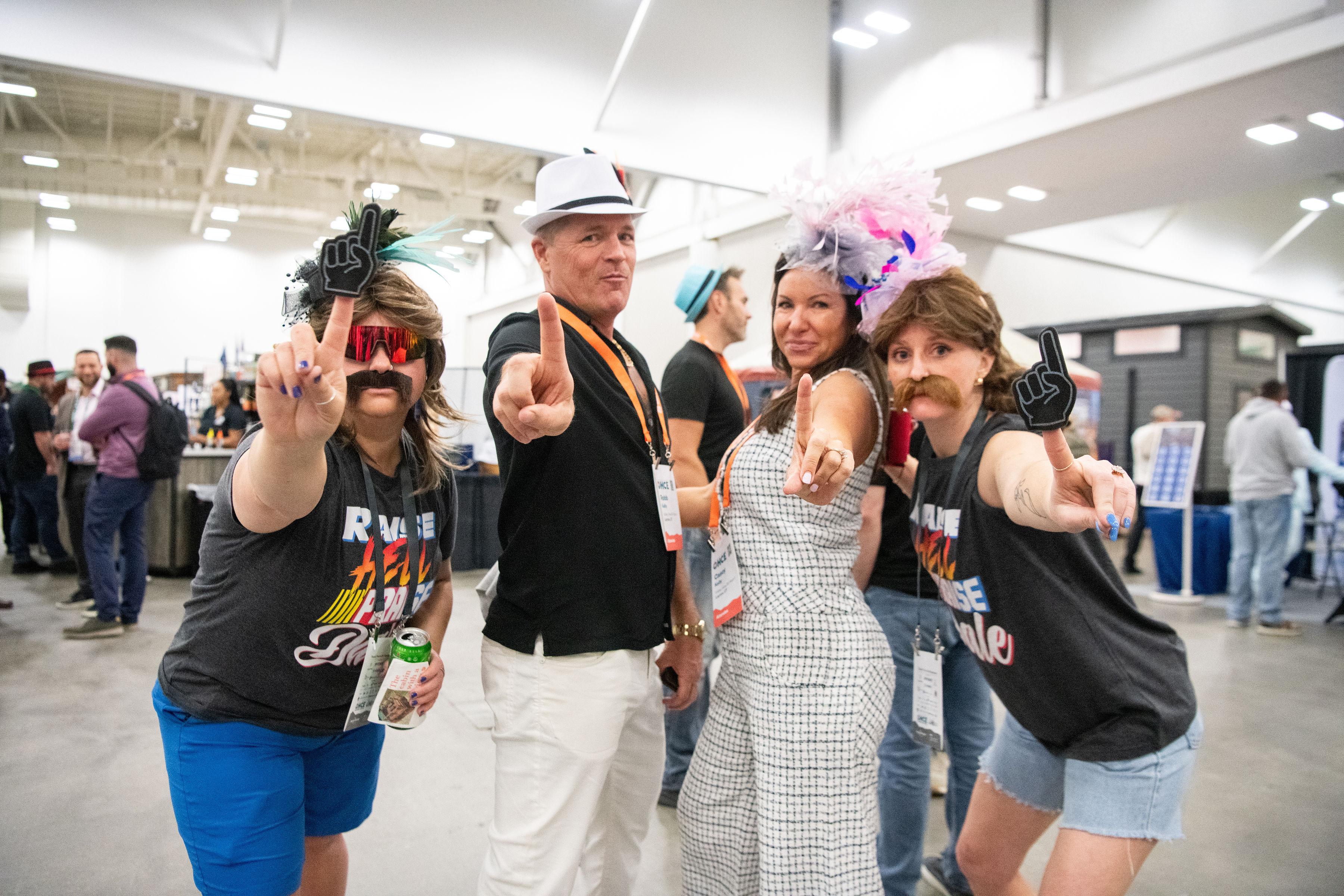 OHCE 2025 Attendees dress up during the expo hall reception